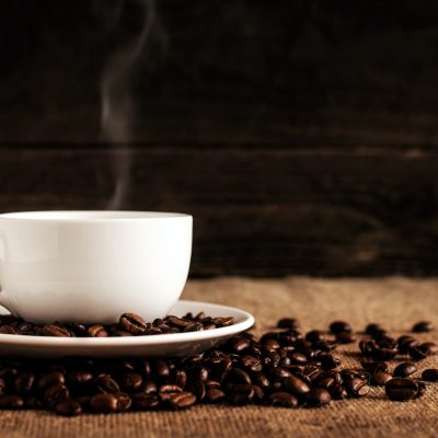 Hand-Painted Coffee Art Coasters